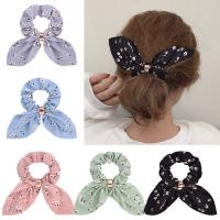 Hair Scrunchies Cloth printing for woman Sold By Lot