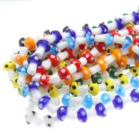 Rafinirani Lampwork perlice, gljiva, možete DIY & različitih stilova za izbor, više boja za izbor, 11*15mm, Rupa:Približno 2-3mm, 100računala/Torba, Prodano By Torba