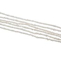 Cultured Potato Freshwater Pearl Beads natural white 2mm 8*6cm Approx 0.8mm Sold Per Approx 15.7 Inch Strand