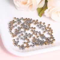 Stainless Steel Beads Round plated DIY 4mm Sold By PC
