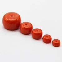 Hars Sieraden Kralen, Kolom, synthetisch, DIY & verschillende grootte voor keus, rood, Verkocht door PC