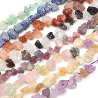 Perles de pierres précieuses mixtes, pierre gemme, pepite, différents matériaux pour le choix, 10-15mm,12mm, Vendu par Environ 15.74 pouce brin