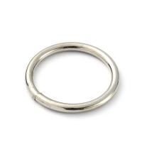 Roestvrij staal Zak Circle Ring Buckle, Donut, plated, verschillende grootte voor keus, Verkocht door PC