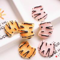 Mobile Phone DIY Decoration Resin Biscuit hand drawing Sold By Lot