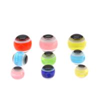 Hars Evil Eye Beads, Ronde, verschillende kleur en patroon naar keuze & DIY & verschillende grootte voor keus, meer kleuren voor de keuze, Gat:Ca 1mm, Verkocht door PC