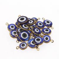 Resin Connector Evil Eye & DIY Sold By PC