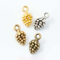 Zinc Alloy Fruit Shape Pendants Pinecone plated DIY nickel lead & cadmium free Sold By PC