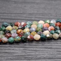 Natural Indian Agate Beads polished DIY & faceted Sold By Strand