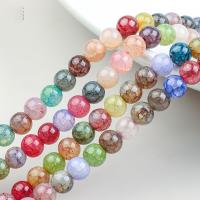 Kulaté Crystal korálky, Sklo, Kolo, lesklý, DIY & různé velikosti pro výběr, více barev na výběr, Prodáno By Strand