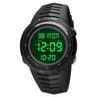 SKmei® Men Jewelry Watch ABS Plastic with PU Rubber & Plastic & Stainless Steel Chinese movement watch movement Life water resistant & for man & luminated Sold By PC