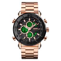 SKmei® Men Jewelry Watch Zinc Alloy with Glass & Stainless Steel Chinese movement watch movement Life water resistant & for man & luminated plated Sold By PC