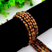 Natural Tiger Eye Beads Drum polished DIY Sold By Strand