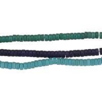Turquoise Kralen, Synthetische Turquoise, Rondelle, meer kleuren voor de keuze, 3x6x6mm, Gat:Ca 1.5mm, Lengte Ca 16 inch, 10strengen/Lot, Ca 133pC's/Strand, Verkocht door Lot
