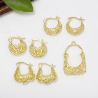 Brass Lever Back Earring Component gold color plated DIY nickel lead & cadmium free Sold By PC