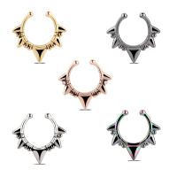 Biżuterii Piercing nosa ze stali nierdzewnej, Stal nierdzewna, biżuteria moda & dla obu płci, dostępnych więcej kolorów, sprzedane przez PC