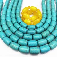 Turquoise Beads Natural Turquoise Drum polished DIY blue Sold By Strand