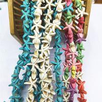 Turquoise Beads Natural Turquoise Starfish polished DIY Approx Sold By Strand