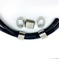 Stainless Steel Large Hole Beads plated durable & DIY Sold By PC