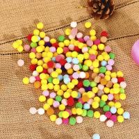 Πολυεστέρας Bouncy μπάλα, επιχρυσωμένο, Βιώσιμη & DIY, μικτά χρώματα, 8mm, 100PCs/τσάντα, Sold Με τσάντα