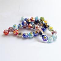Perles en verre Millefiori, Millefiori Lampwork, DIY & normes différentes pour le choix, couleurs mélangées, Vendu par brin