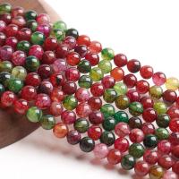 Grânulos de ágata natural Rainbow, banhado, joias de moda & DIY & tamanho diferente para a escolha, vendido por Strand