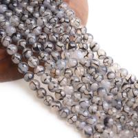 Prirodni Dragon vene ahat perle, pozlaćen, modni nakit & možete DIY & različite veličine za izbor, Prodano By Strand