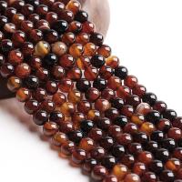 Natural Miracle Agate Beads, Round, polished, DIY & different size for choice, amber, Sold Per 15 Inch Strand