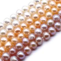 Cultured Round Freshwater Pearl Beads polished DIY Sold By Strand