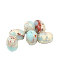 Grânulos de gemstone jóias, Shoushan Stone, Tambor, DIY, multi colorido, vendido por Strand