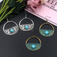 Zinc Alloy Drop Earrings plated vintage & Bohemian style & for woman nickel lead & cadmium free Sold By Pair