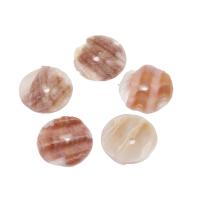 Naturlig Freshwater Shell Perler, Runde, du kan DIY, blandede farver, 12*2mm, Hole:Ca. 1mm, 100pc'er/Bag, Solgt af Bag