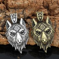 Men Sweater Chain Necklace Zinc Alloy Wolf plated Length Approx 23.62 Inch Sold By PC
