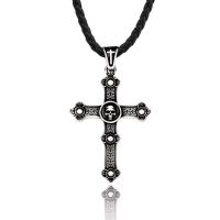 Nehrđajućeg čelika križa Privjesci, Nehrđajući čelik, pozlaćen, za čovjeka, 39.70x66mm, Prodano By PC