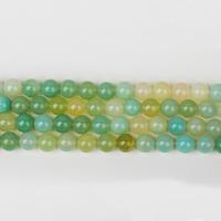 Agate Beads Round DIY multi-colored Sold By Strand