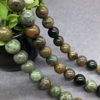 Gemstone Smycken Pärlor, Aqua Terra Jasper, Rund, polerad, olika storlek för val, Såld Per Ca 15 inch Strand
