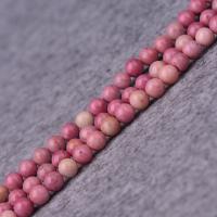 Natural Rhodonite Beads Rhodochrosite Round anoint DIY Sold Per Approx 39 cm Strand