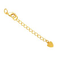 Brass Extender Chain plated  Sold By Lot