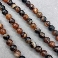 Prirodni Čudo ahat perle, Čudo Agate, Krug, uglađen, različite veličine za izbor, Prodano Per Približno 15 inčni Strand