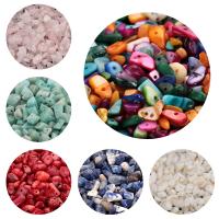 Chips de pierres précieuses, pierre gemme, Irrégulière, fait à la main, DIY & styles différents pour le choix, plus de couleurs à choisir, 5-8mm, Vendu par 80 cm brin