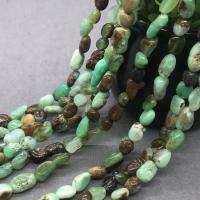 Perles en jade, Australie Jade, pepite, DIY, 6x8mm, Vendu par brin