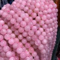 Natural Rose Quartz Beads Round DIY pink Sold By Strand