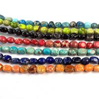 Grânulos de gemstone jóias, A pedra do rei, DIY, Mais cores pare escolha, 5x5x7mm, 58PCs/Strand, vendido por Strand