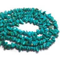 Turquoise Kralen, Synthetisch Blauw Turquoise, Onregelmatige, DIY, meer kleuren voor de keuze, 7x9mm, Verkocht door Strand