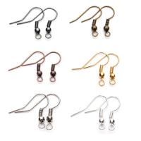 Iron Hook Earwire plated DIY 18mm Sold By Bag