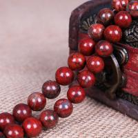 Jasper breču perle, Krug, uglađen, različite veličine za izbor, Prodano Per Približno 15.7 inčni Strand
