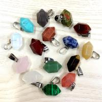 Pingentes em  jóias, Pedra natural, unissex, Mais cores pare escolha, 16x9mm, 12PCs/Bag, vendido por Bag