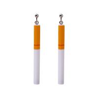 Acrylic Jewelry Earring Zinc Alloy with Acrylic cigarette fashion jewelry & for woman nickel lead & cadmium free Sold By Pair