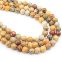 Prirodni Crazy ahat perle, Crazy Agate, Krug, uglađen, možete DIY & različite veličine za izbor, Prodano By Strand