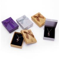 Cardboard Necklace Box Paper Rectangle plated durable & dustproof Sold By PC