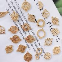 Zinc Alloy Connector gold color plated DIY nickel lead & cadmium free Sold By Bag